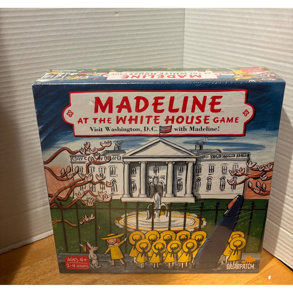 Briarpatch Madeline at the White House Game Washington DC Board Game New Sealed